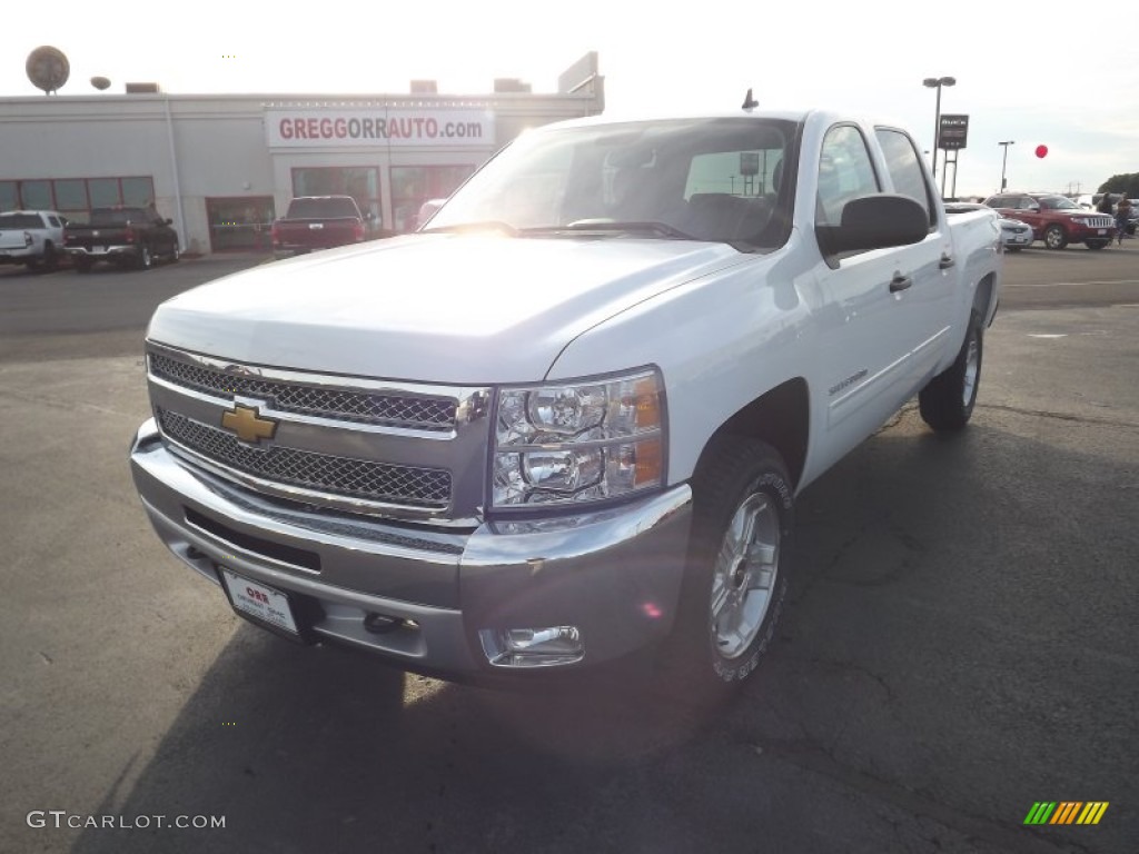 2012 Silverado 1500 LT Crew Cab 4x4 - Summit White / Ebony photo #1