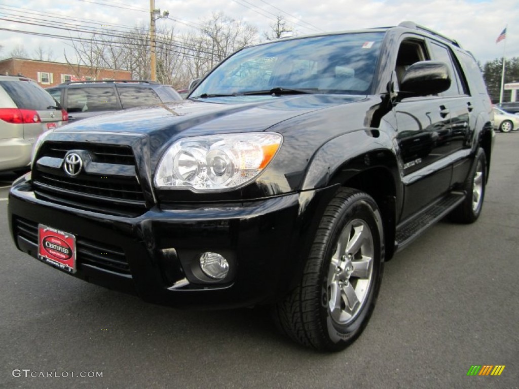 2008 4Runner Limited 4x4 - Black / Taupe photo #1