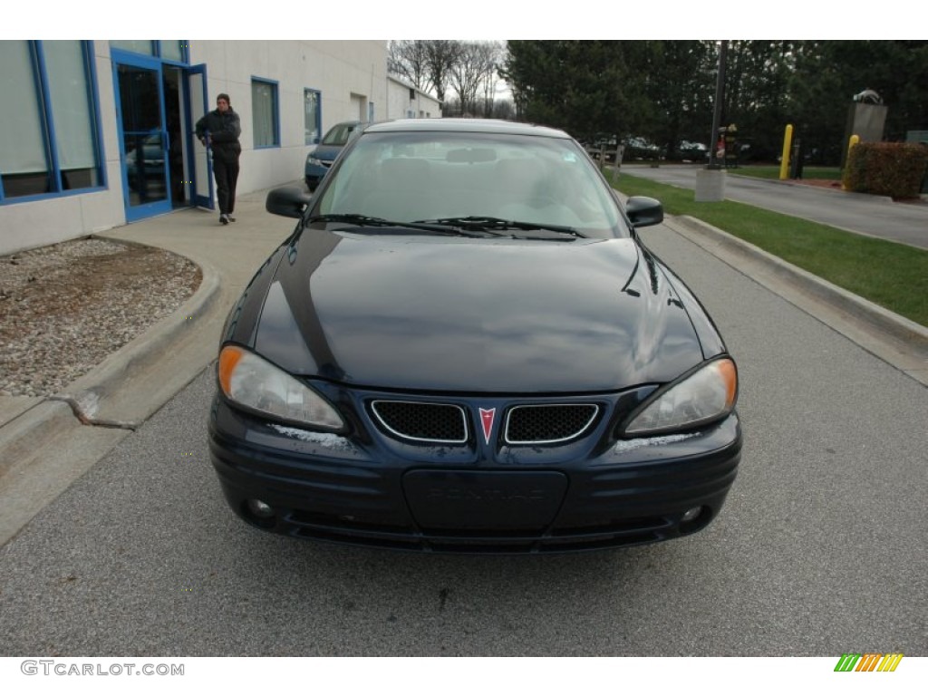 2000 Grand Am SE Coupe - Navy Blue Metallic / Dark Taupe photo #2