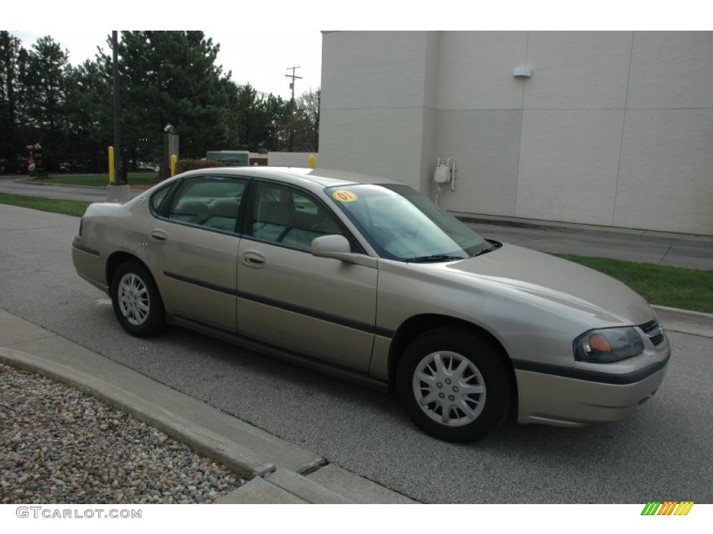 2001 Impala  - Sandrift Metallic / Medium Gray photo #9