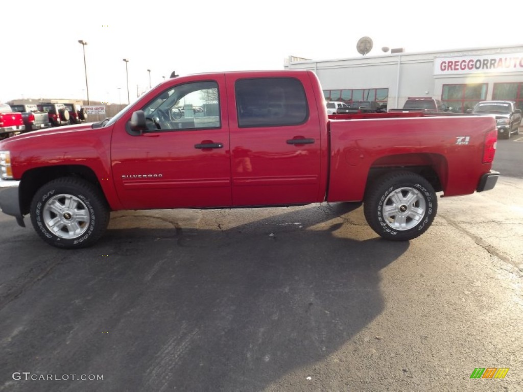 2012 Silverado 1500 LT Crew Cab 4x4 - Victory Red / Ebony photo #8