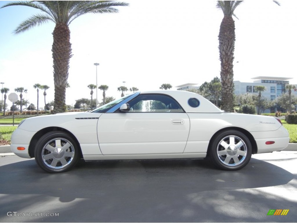 Whisper White 2002 Ford Thunderbird Premium Roadster Exterior Photo #58421040