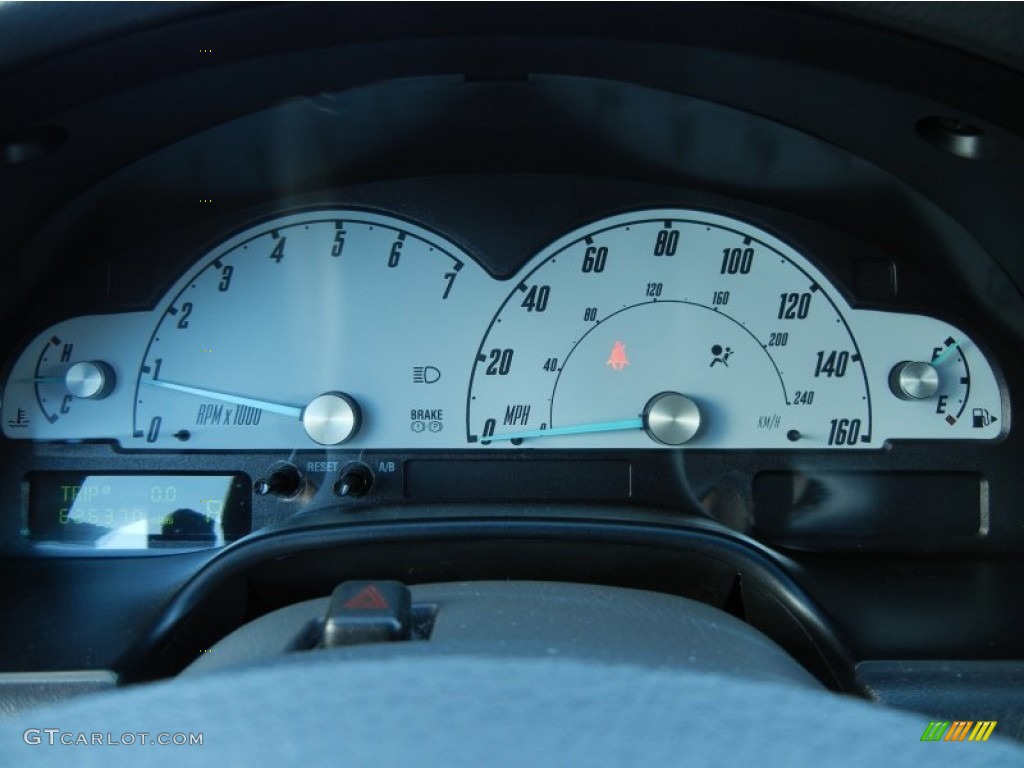 2002 Ford Thunderbird Premium Roadster Gauges Photo #58421172