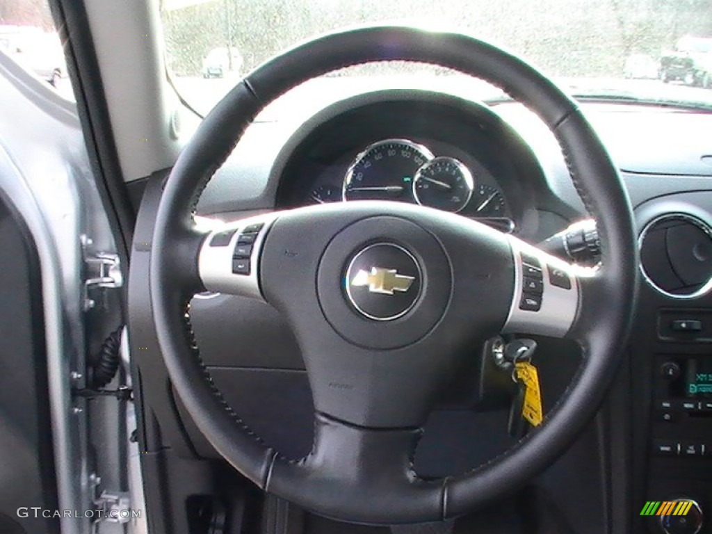 2011 Chevrolet HHR LT Ebony Steering Wheel Photo #58421634