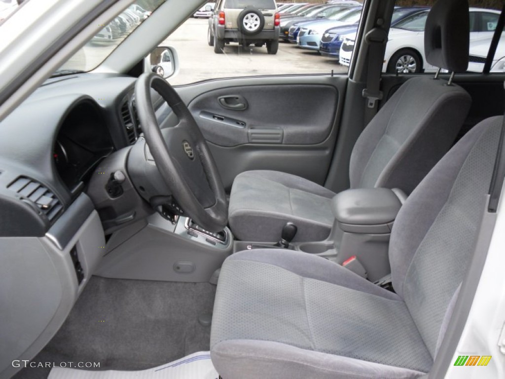 Gray Interior 2004 Suzuki Grand Vitara LX 4WD Photo #58422346