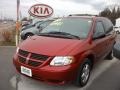 2005 Inferno Red Crystal Pearl Dodge Caravan SXT  photo #17