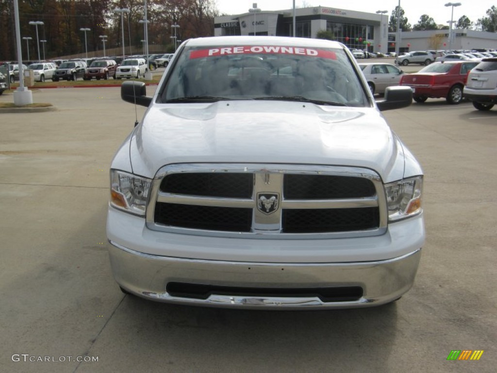 2011 Ram 1500 SLT Quad Cab 4x4 - Bright White / Dark Slate Gray/Medium Graystone photo #7