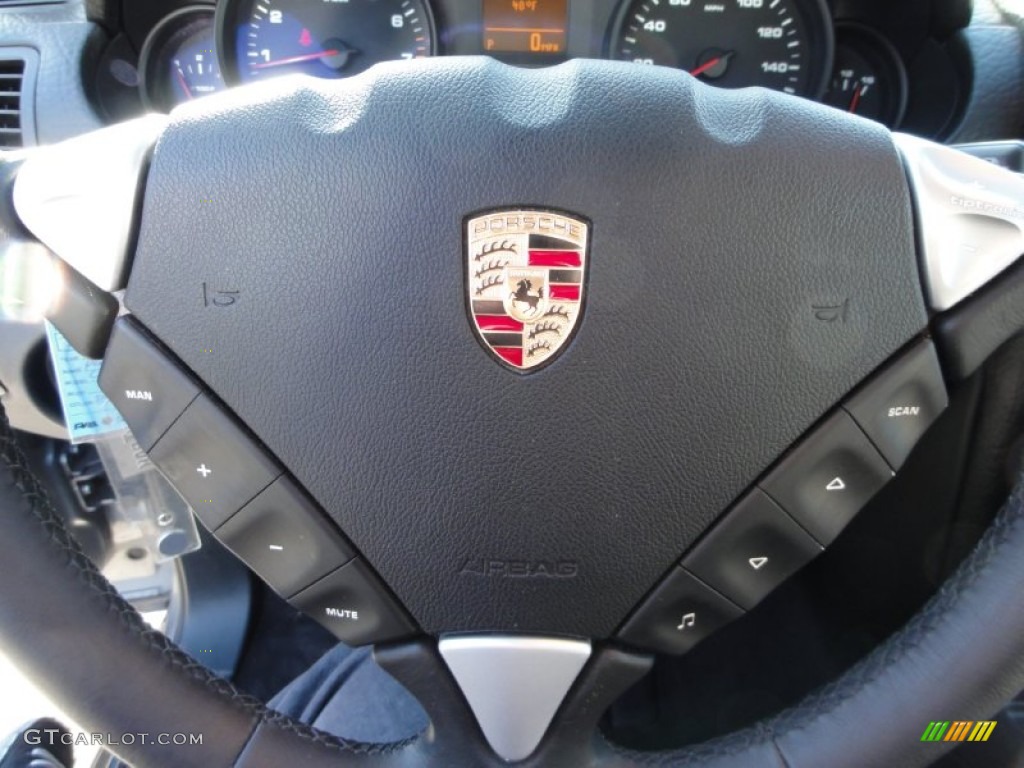 2006 Porsche Cayenne Tiptronic Black Steering Wheel Photo #58423290