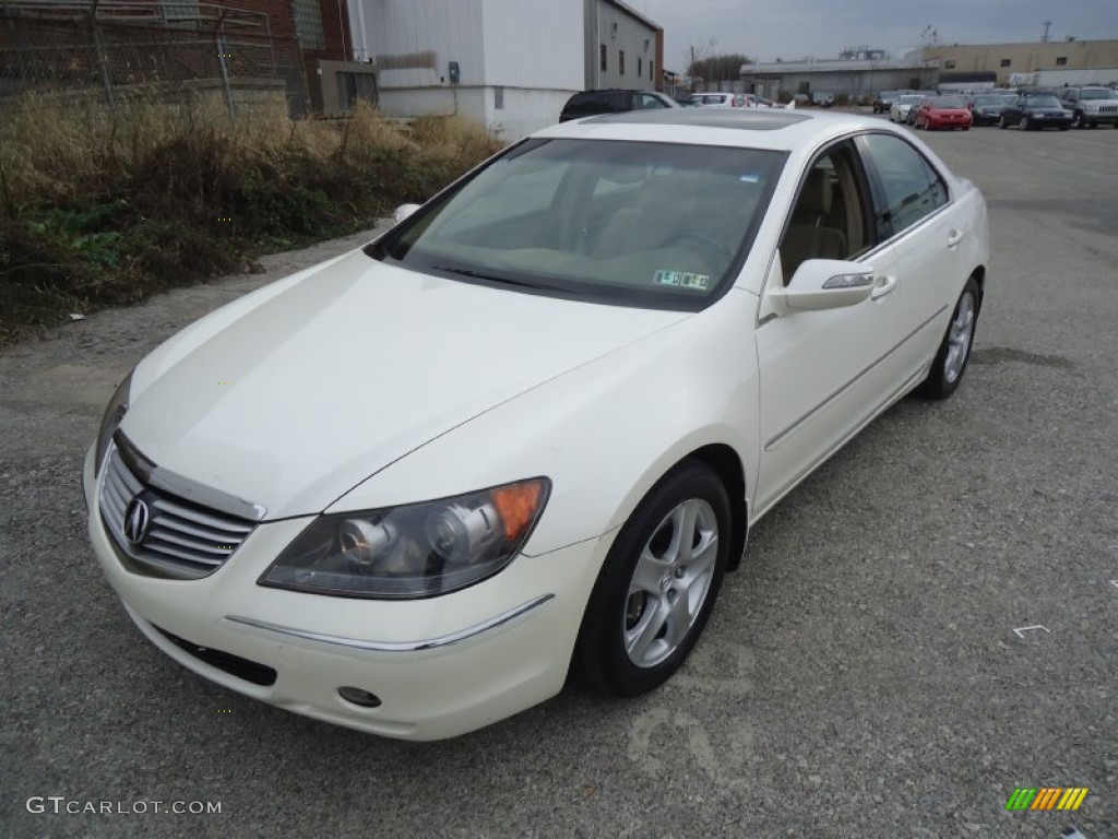 Premium White Pearl 2005 Acura RL 3.5 AWD Sedan Exterior Photo #58424649