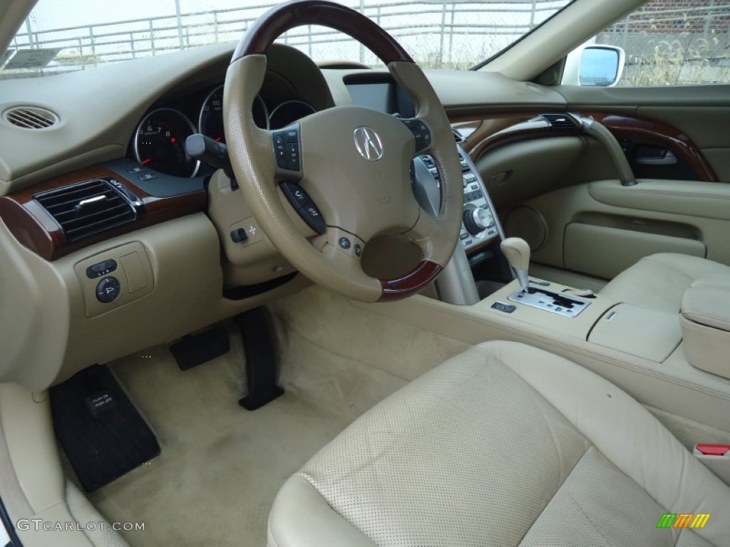 Parchment Interior 2005 Acura RL 3.5 AWD Sedan Photo #58424739