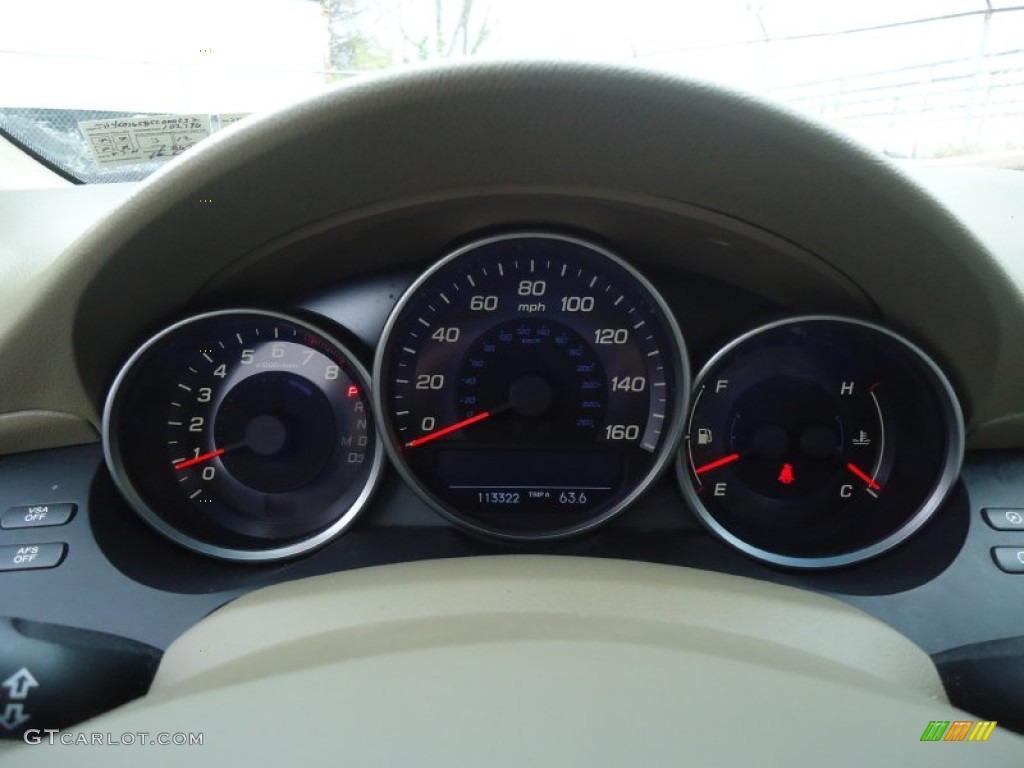 2005 Acura RL 3.5 AWD Sedan Gauges Photo #58425015