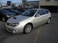 2008 Spark Silver Metallic Subaru Impreza WRX Wagon  photo #2