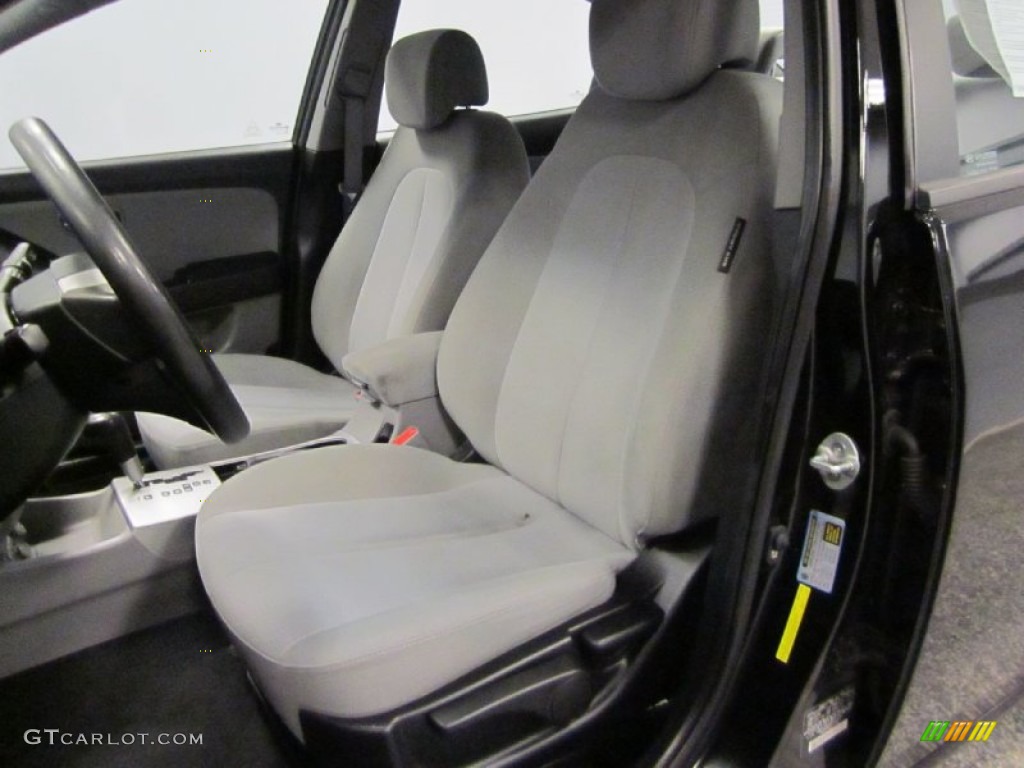 2009 Elantra GLS Sedan - Black Pearl / Gray photo #13