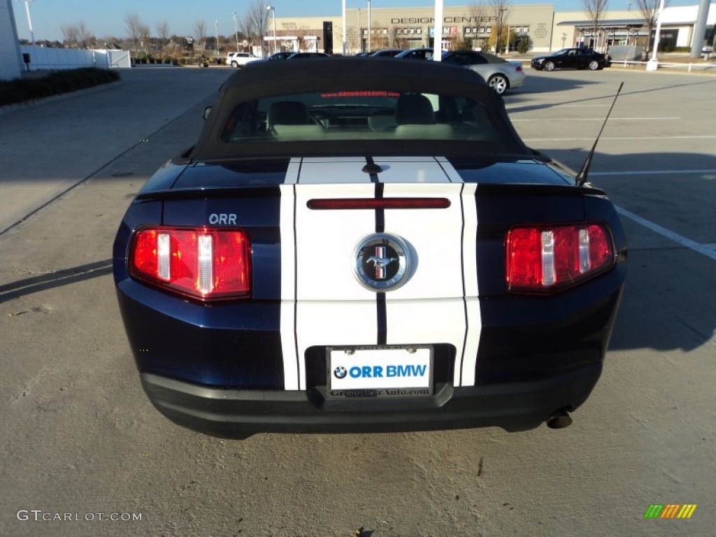 2010 Mustang V6 Premium Convertible - Kona Blue Metallic / Stone photo #8