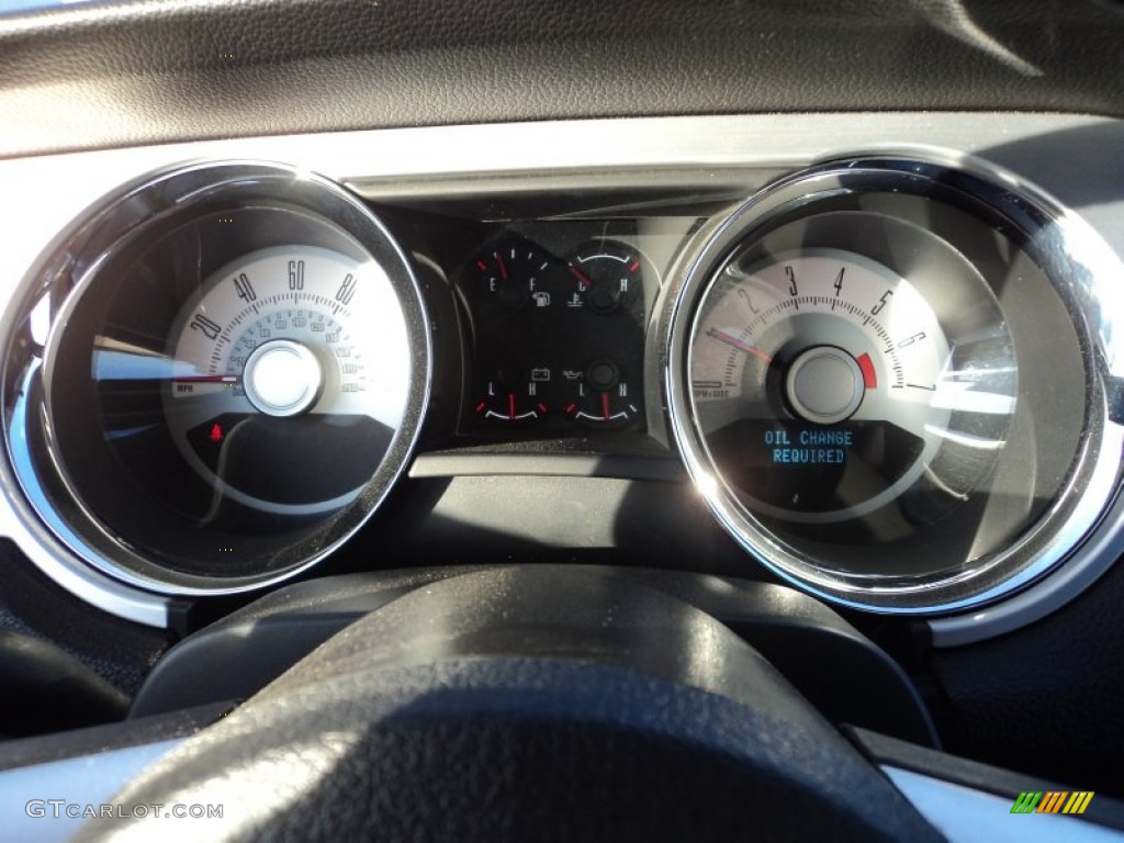 2010 Mustang V6 Premium Convertible - Kona Blue Metallic / Stone photo #9