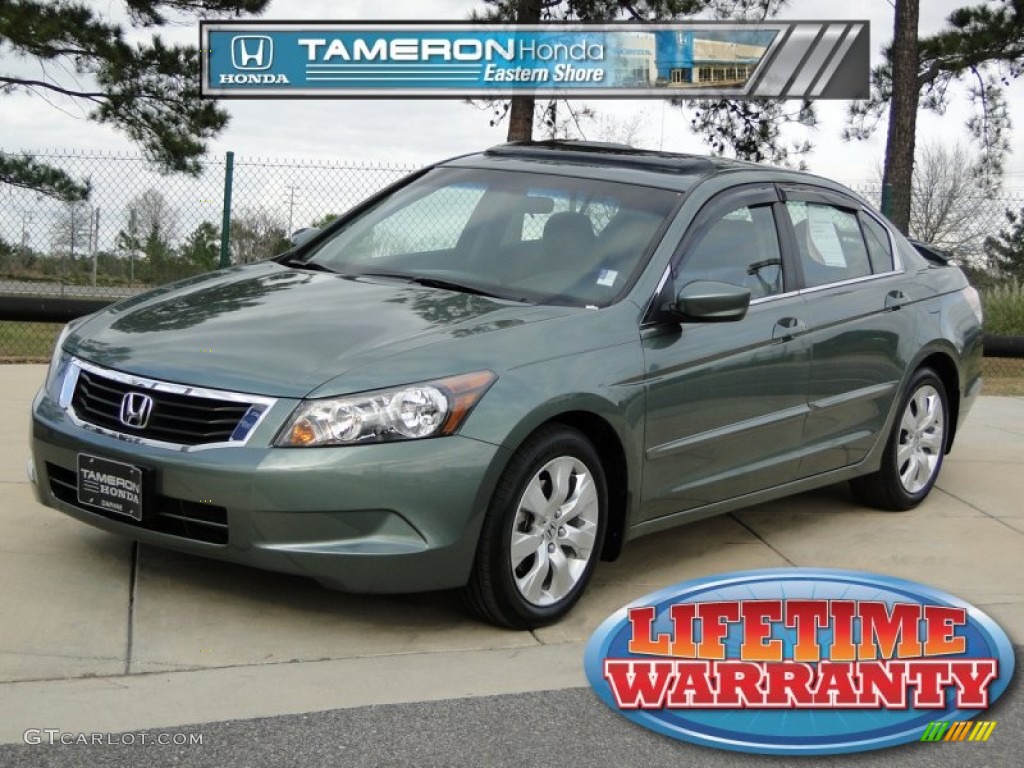 2010 Accord EX Sedan - Mystic Green Metallic / Black photo #1