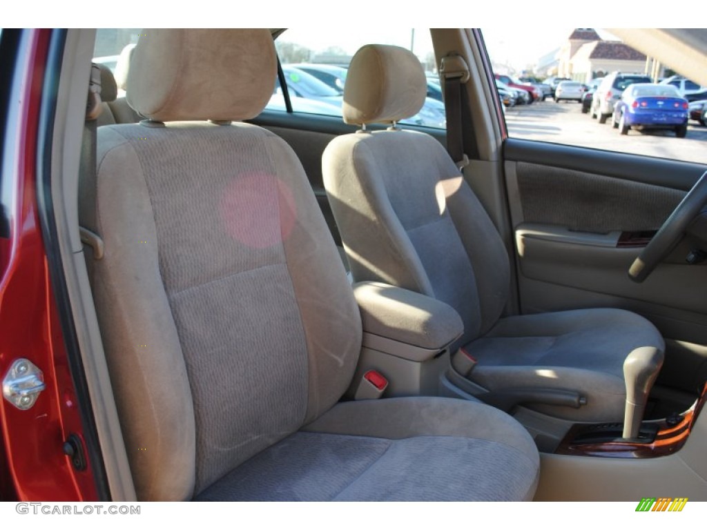 2005 Corolla LE - Impulse Red / Pebble Beige photo #5