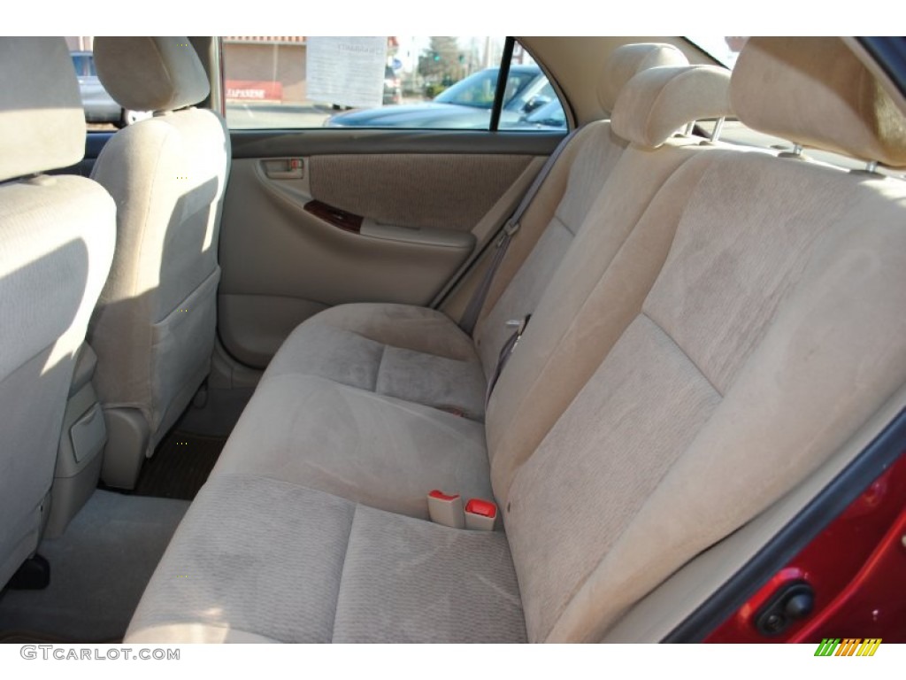 2005 Corolla LE - Impulse Red / Pebble Beige photo #11