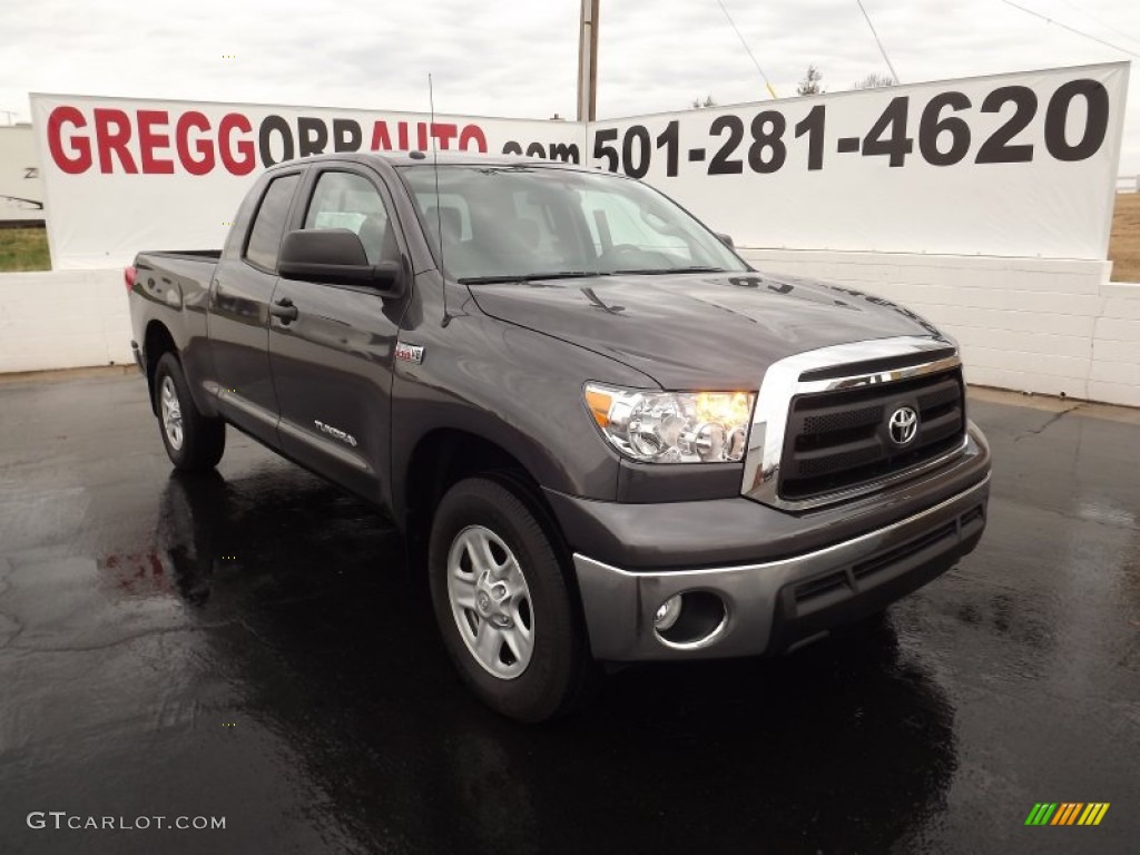 2012 Tundra Double Cab 4x4 - Magnetic Gray Metallic / Graphite photo #1