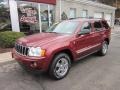2007 Red Rock Crystal Pearl Jeep Grand Cherokee Limited 4x4  photo #1