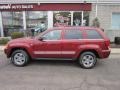 2007 Red Rock Crystal Pearl Jeep Grand Cherokee Limited 4x4  photo #2