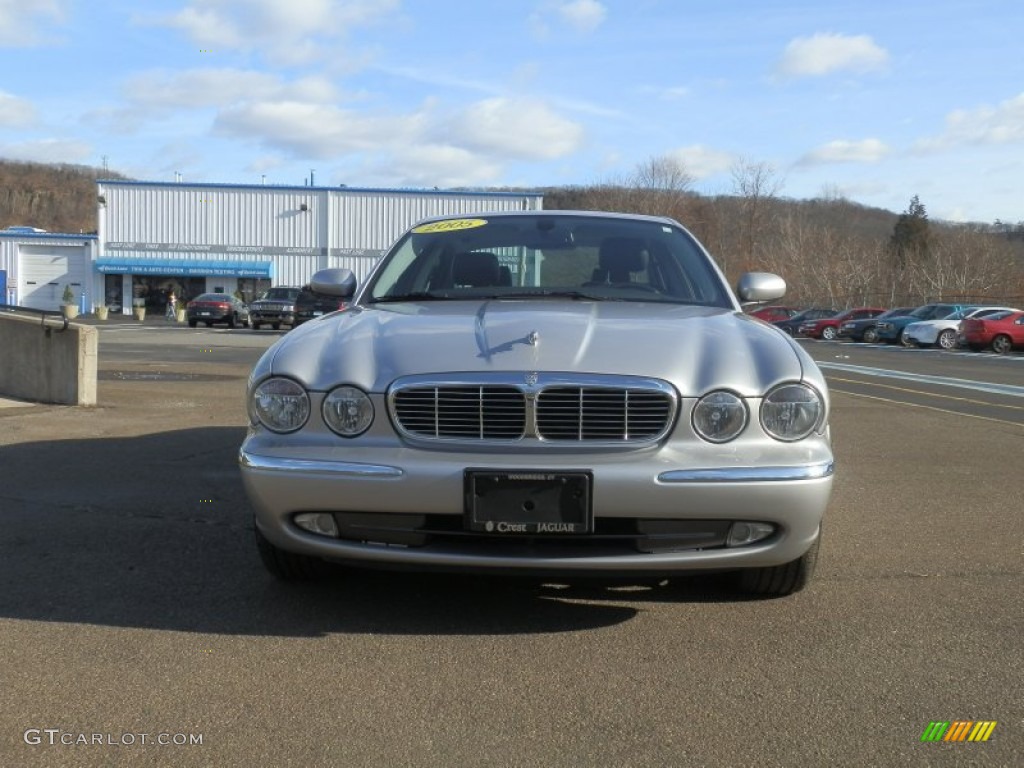 2005 XJ XJ8 L - Platinum Silver Metallic / Charcoal photo #3