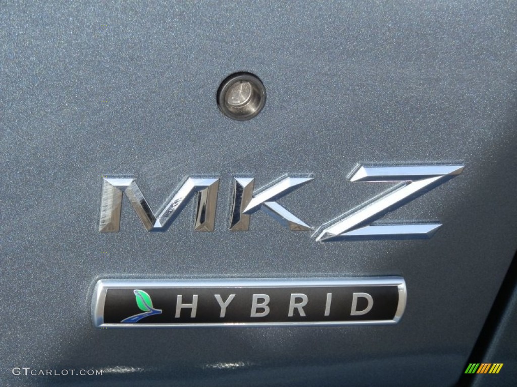 2012 MKZ Hybrid - Steel Blue Metallic / Light Camel photo #17
