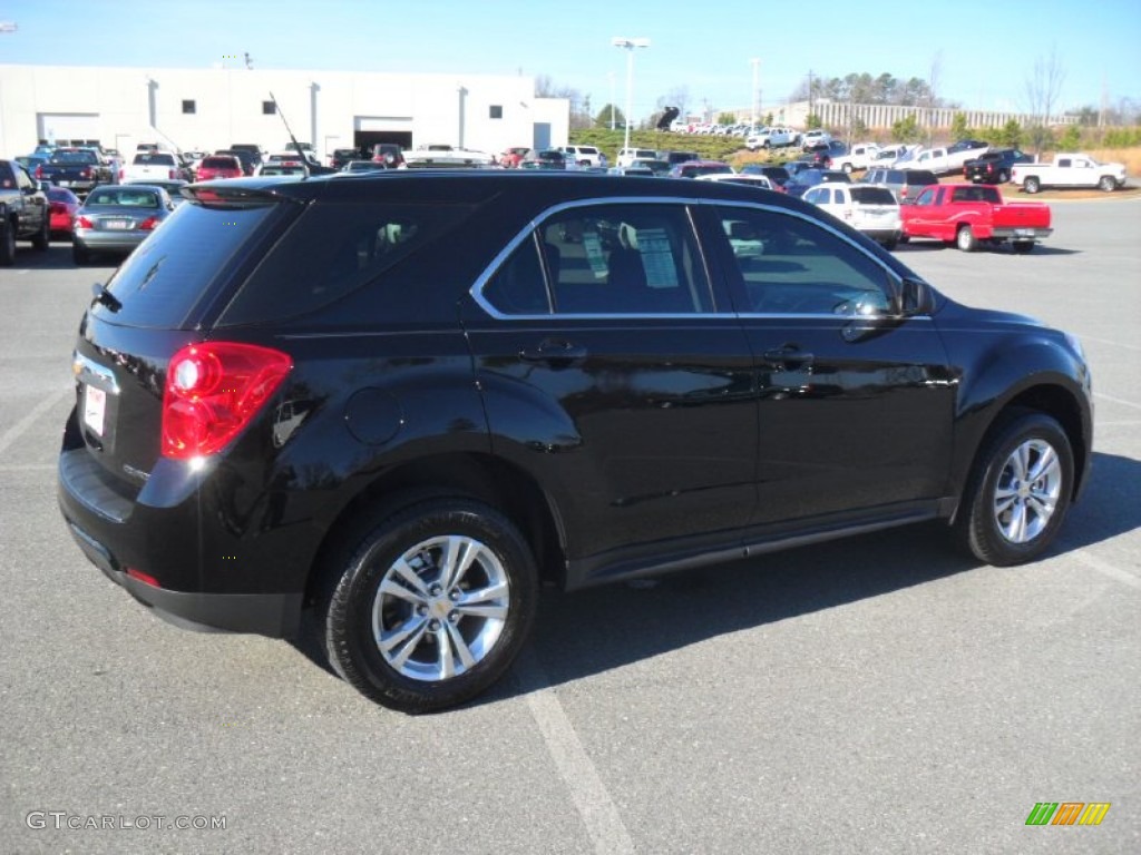 2012 Equinox LS - Black / Light Titanium/Jet Black photo #4