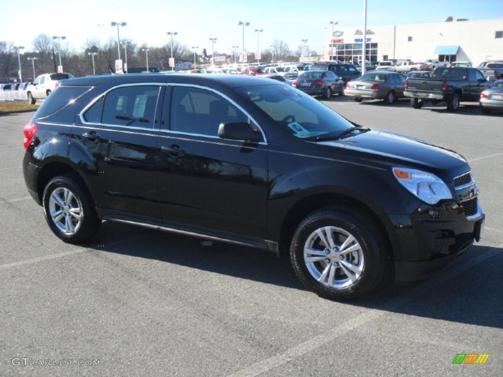 2012 Equinox LS - Black / Light Titanium/Jet Black photo #5