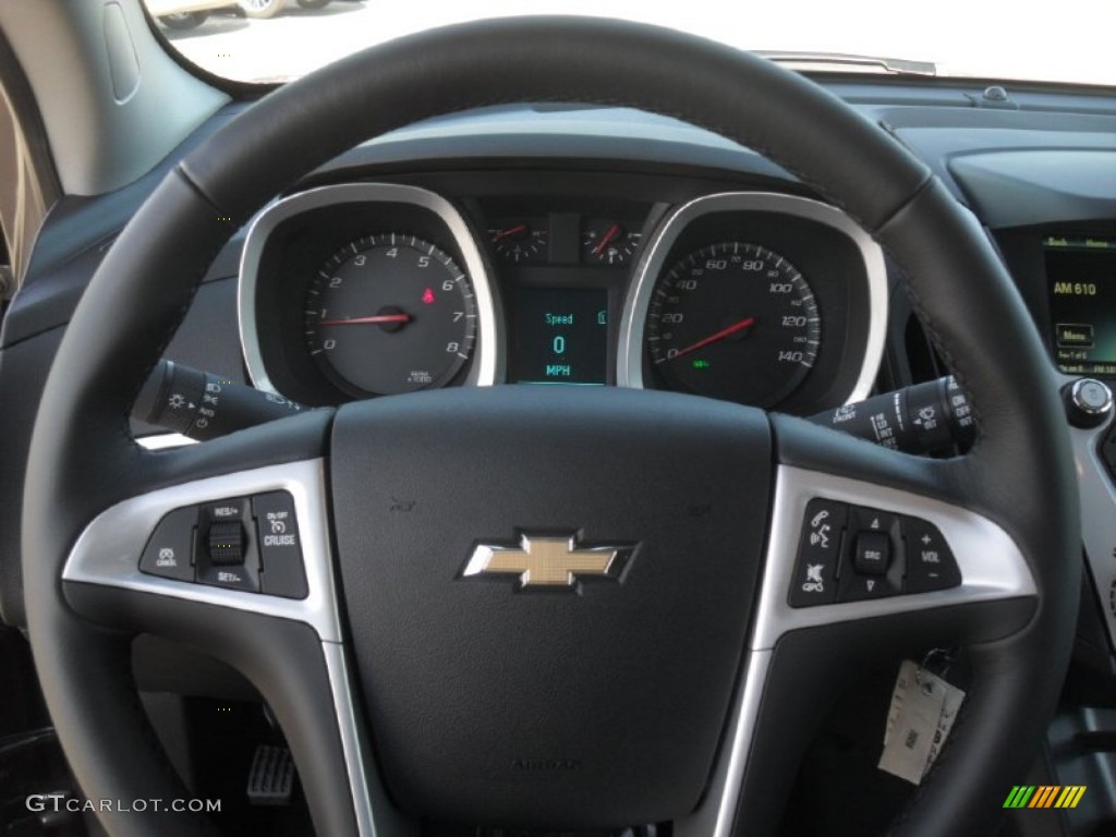 2012 Equinox LT - Mocha Steel Metallic / Jet Black photo #11