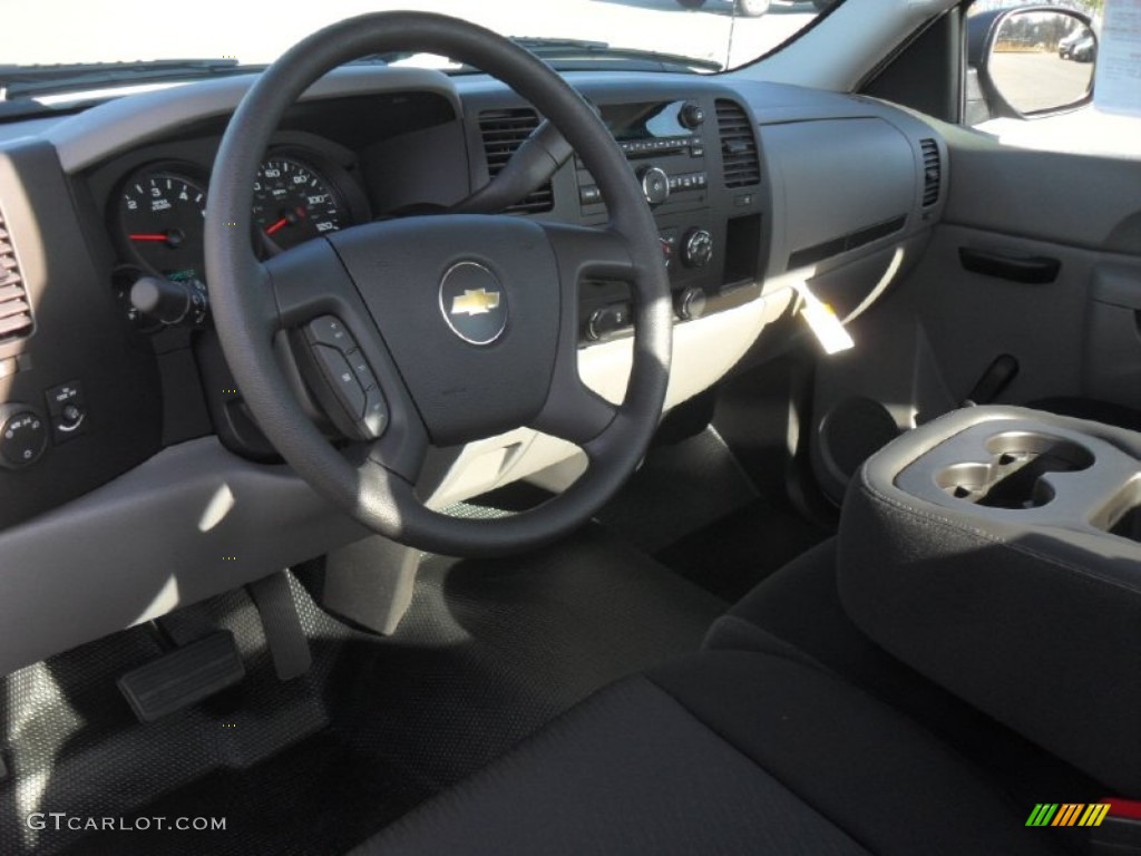 2012 Silverado 1500 Work Truck Regular Cab - Summit White / Dark Titanium photo #20