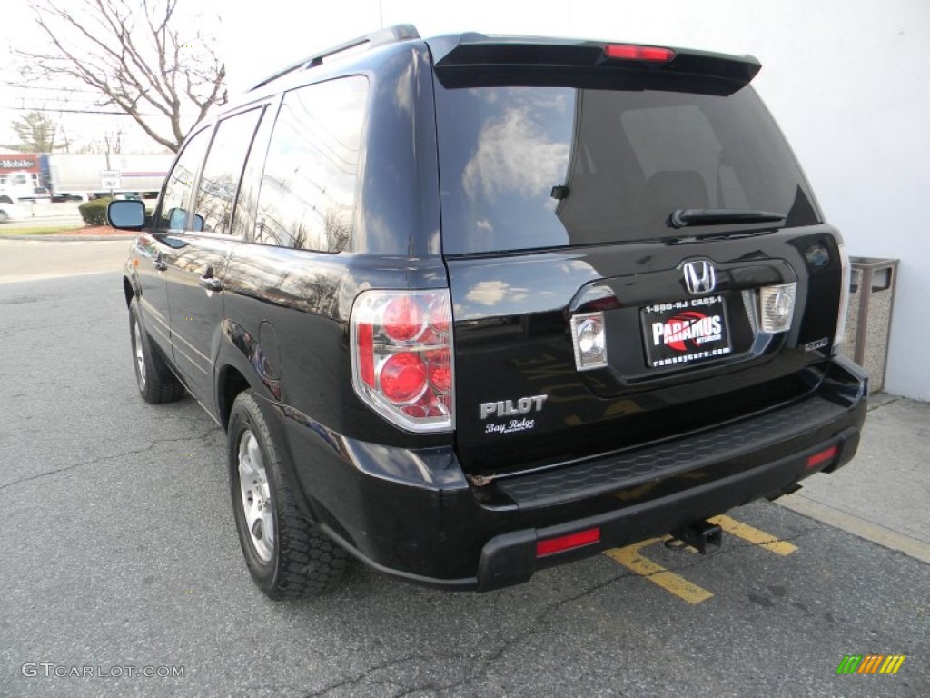 2006 Pilot EX-L 4WD - Nighthawk Black Pearl / Gray photo #5