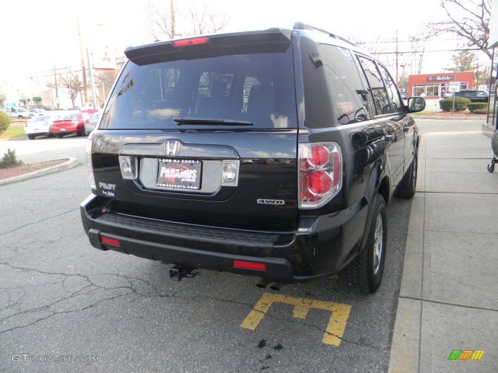 2006 Pilot EX-L 4WD - Nighthawk Black Pearl / Gray photo #8