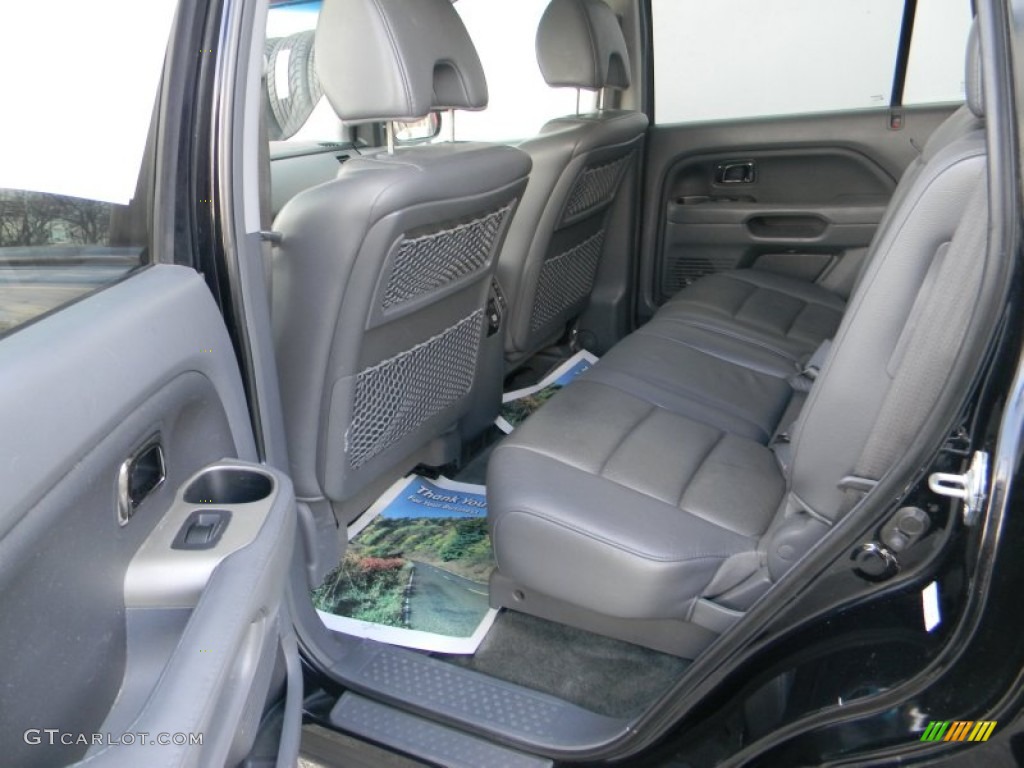 2006 Pilot EX-L 4WD - Nighthawk Black Pearl / Gray photo #14