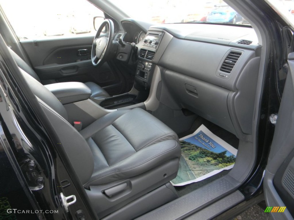 2006 Pilot EX-L 4WD - Nighthawk Black Pearl / Gray photo #15