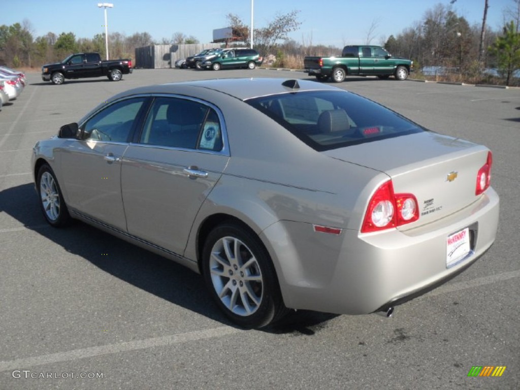2012 Malibu LTZ - Gold Mist Metallic / Cocoa/Cashmere photo #2
