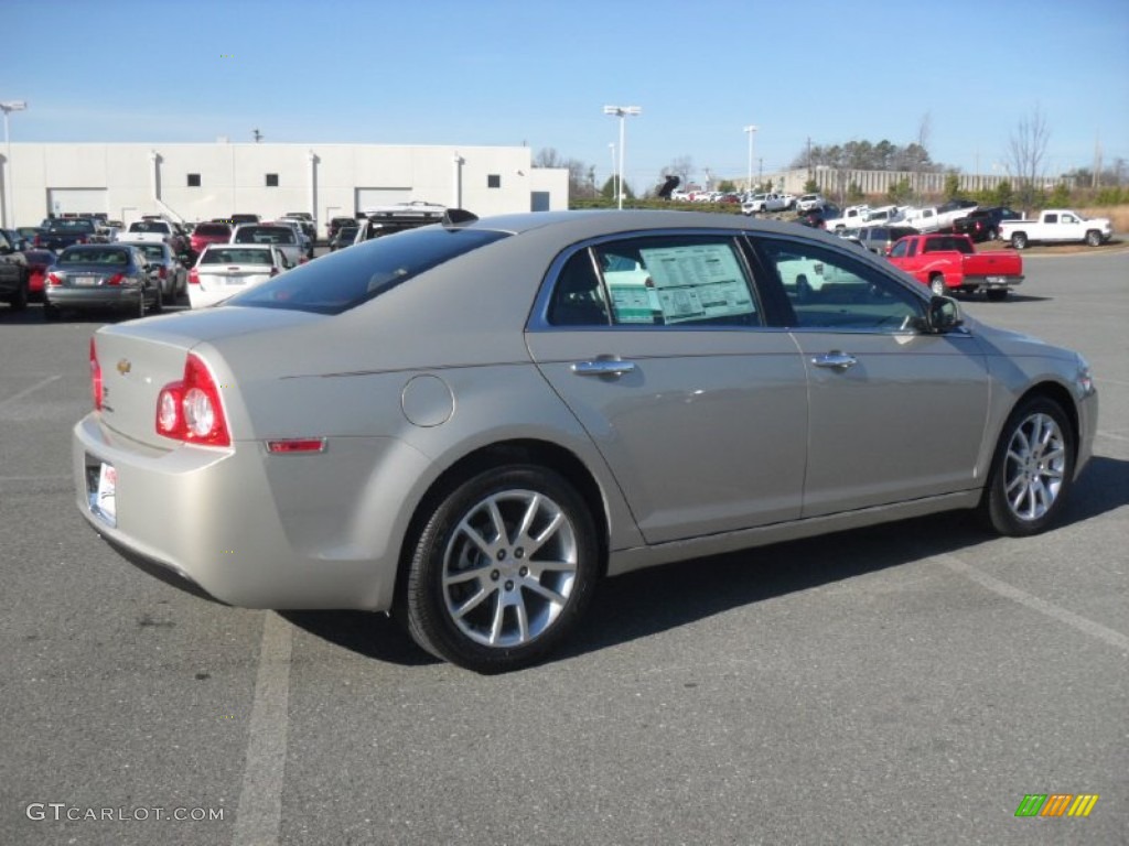 2012 Malibu LTZ - Gold Mist Metallic / Cocoa/Cashmere photo #4