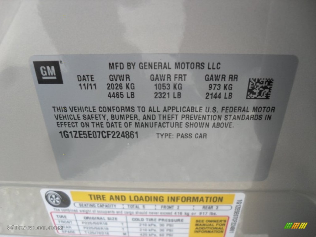 2012 Malibu LTZ - Gold Mist Metallic / Cocoa/Cashmere photo #6