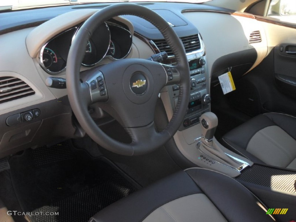 2012 Malibu LTZ - Gold Mist Metallic / Cocoa/Cashmere photo #26