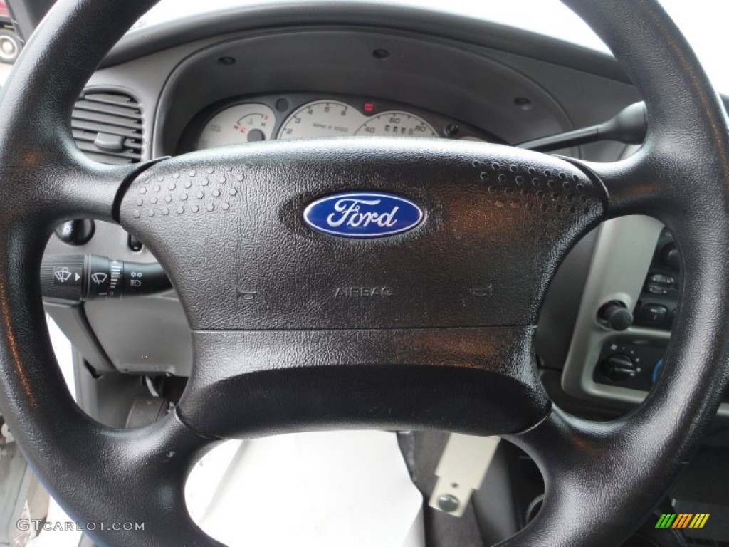 2003 Ford Ranger XLT SuperCab Dark Graphite Steering Wheel Photo #58432434