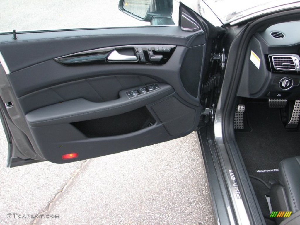 2012 Mercedes-Benz CLS 63 AMG Black Door Panel Photo #58432635