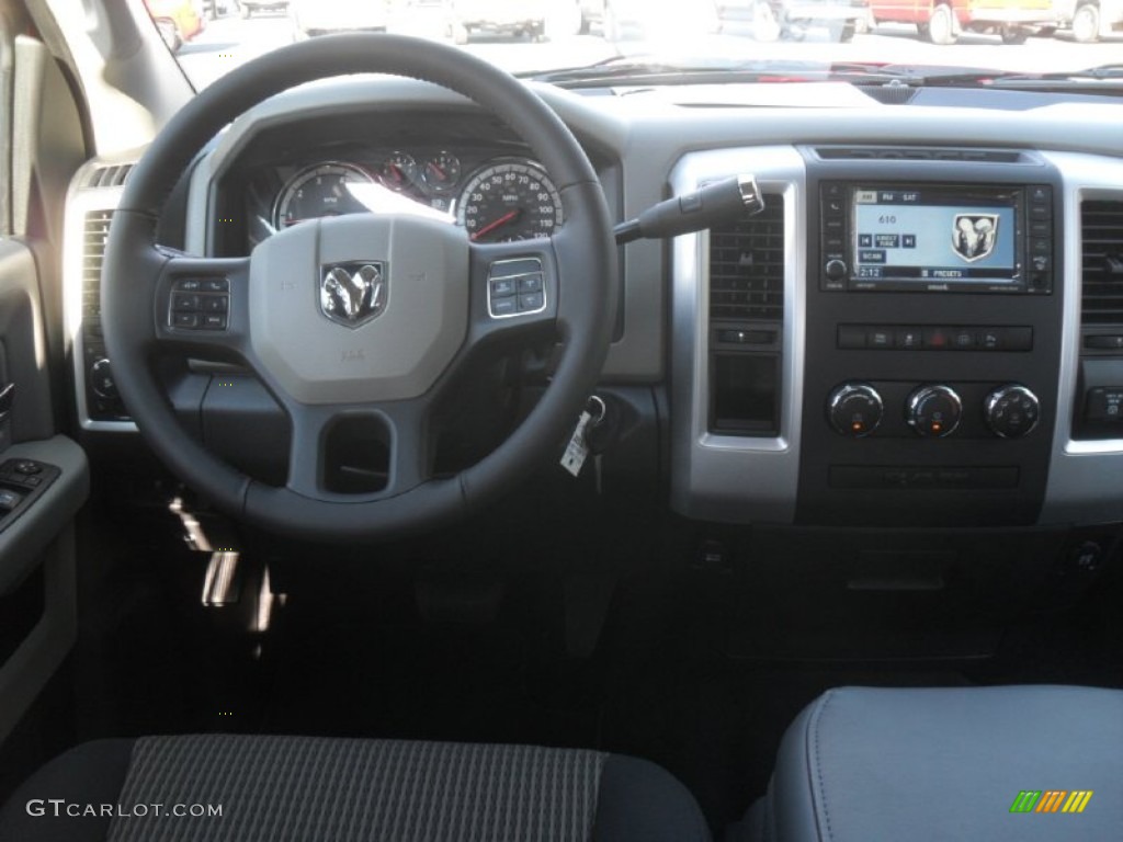 2012 Ram 1500 Big Horn Crew Cab - Flame Red / Dark Slate Gray/Medium Graystone photo #15