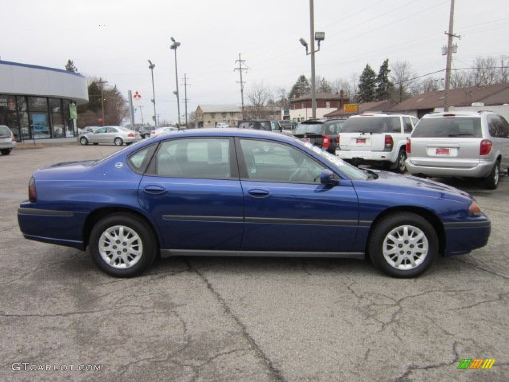 Laser Blue Metallic 2005 Chevrolet Impala Standard Impala Model Exterior Photo #58433982