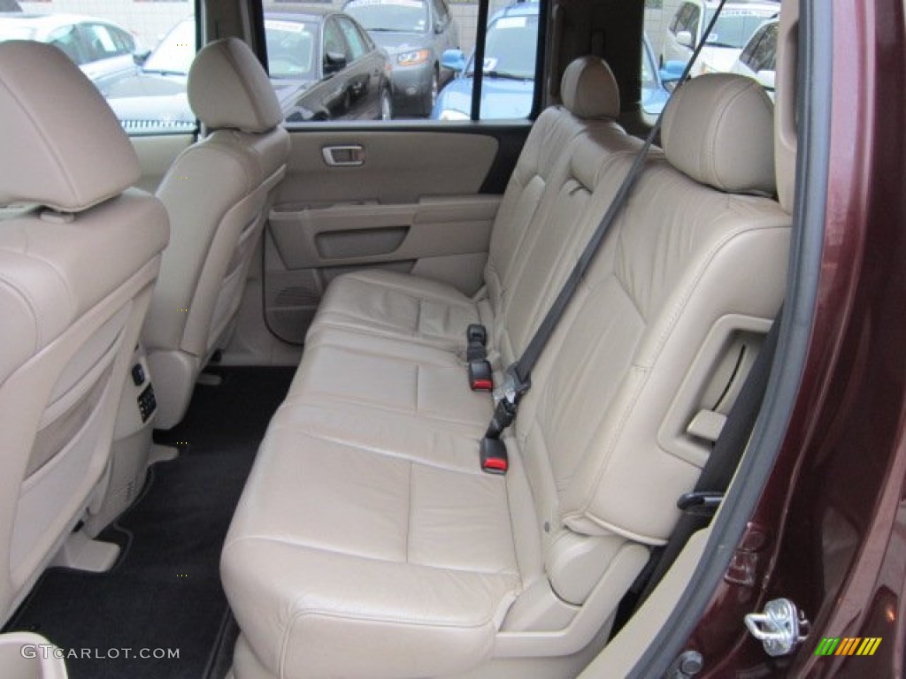 Beige Interior 2010 Honda Pilot EX-L 4WD Photo #58434259