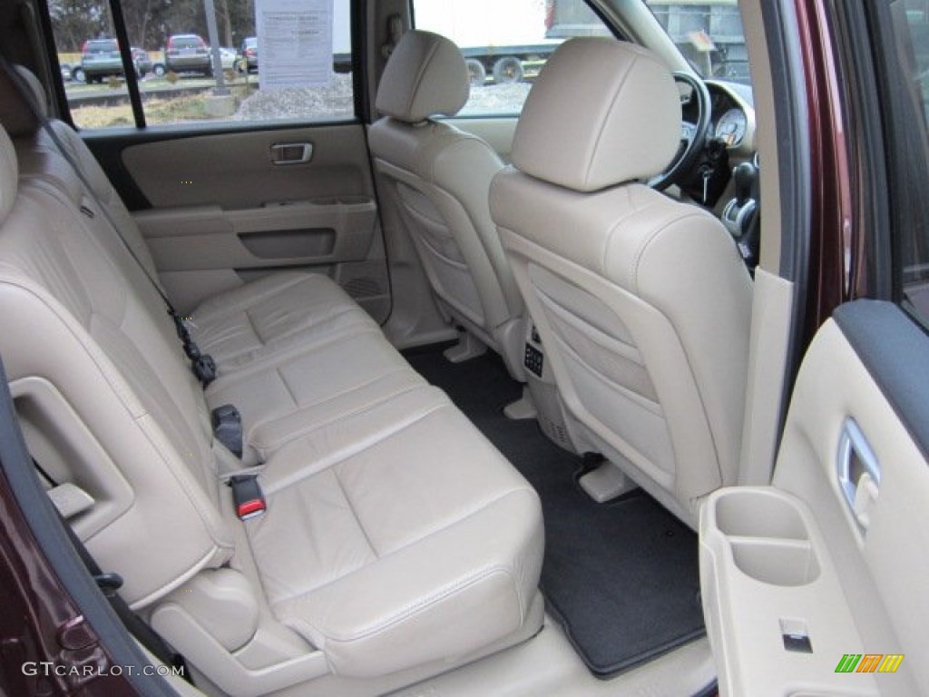 Beige Interior 2010 Honda Pilot EX-L 4WD Photo #58434285