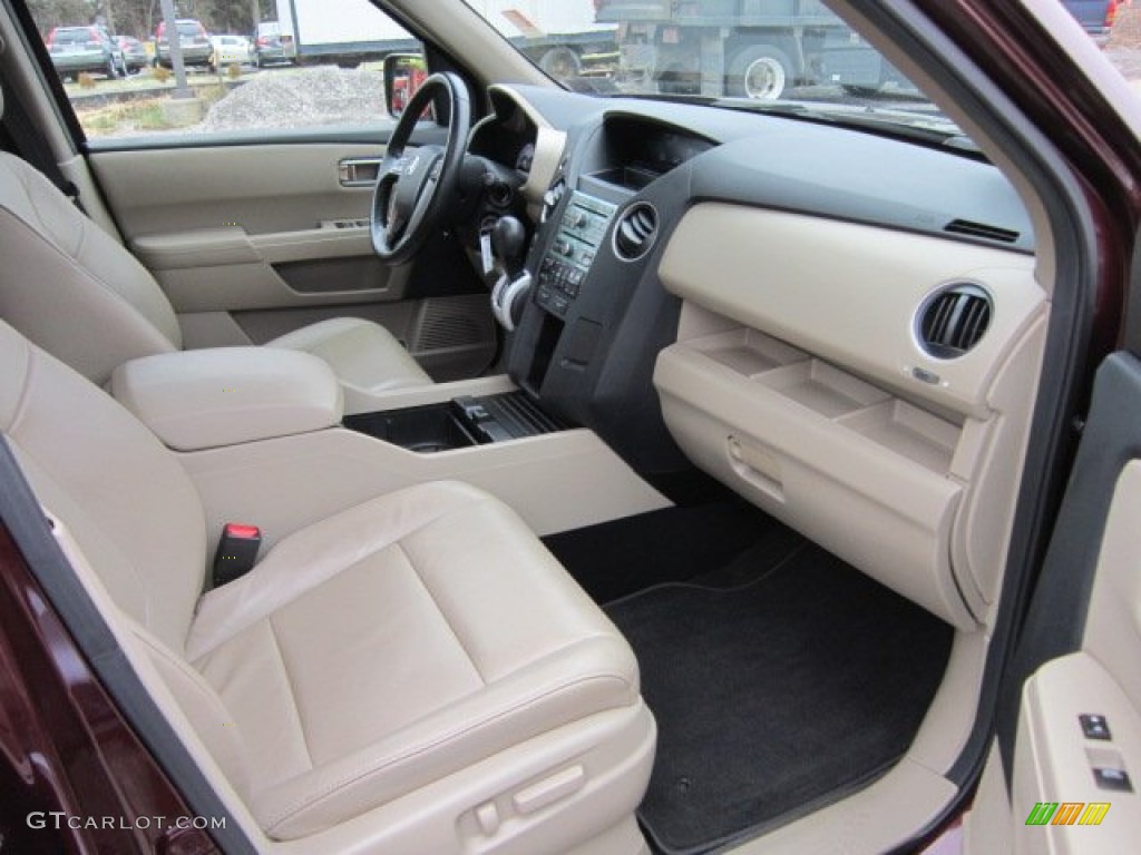 Beige Interior 2010 Honda Pilot EX-L 4WD Photo #58434294