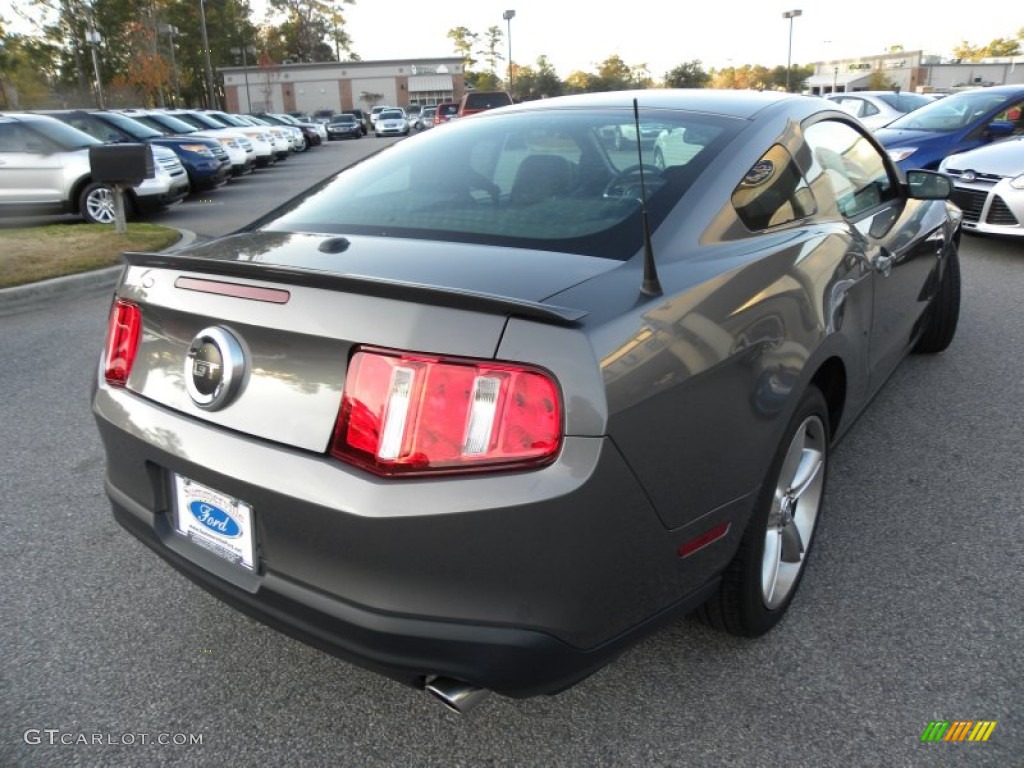 2010 Mustang GT Premium Coupe - Sterling Grey Metallic / Charcoal Black/Cashmere photo #10