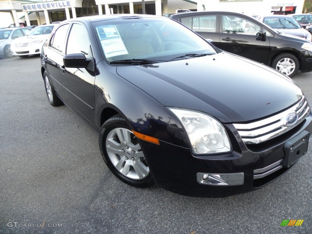 2007 Fusion SEL - Dark Amethyst Metallic / Camel photo #1