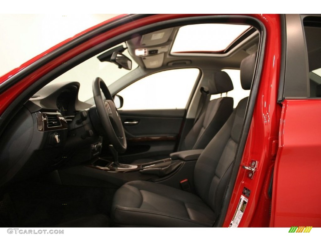 2009 3 Series 328xi Sedan - Crimson Red / Black photo #6