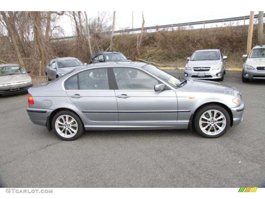 2003 3 Series 330xi Sedan - Steel Grey Metallic / Black photo #4